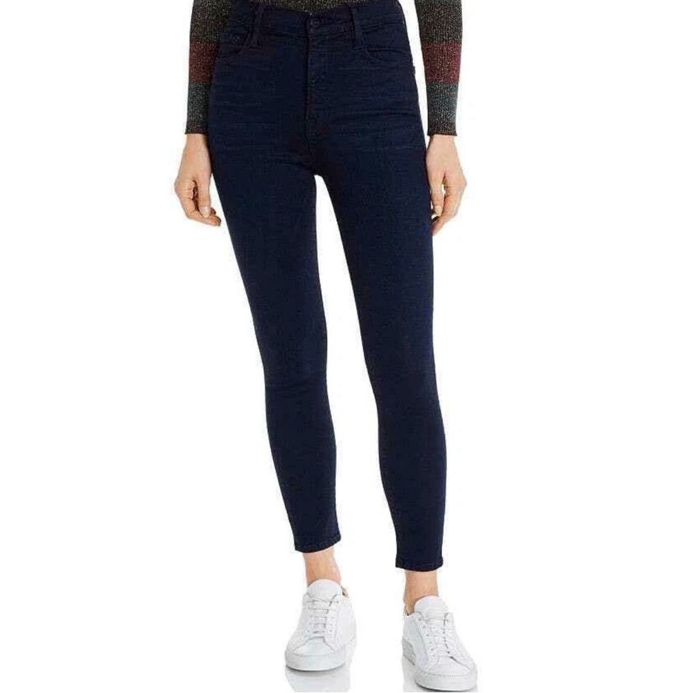 Frame Denim Ali High Rise Cigarette Byxbee Women's Black Skinny‎ Jeans Sz 27